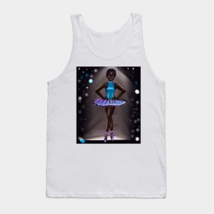 Ballerina Noor #2 - beautiful  black ballerina with corn rows Tank Top